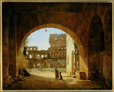 Interior View of the Colosseum in Rome by Francois-Marius Granet