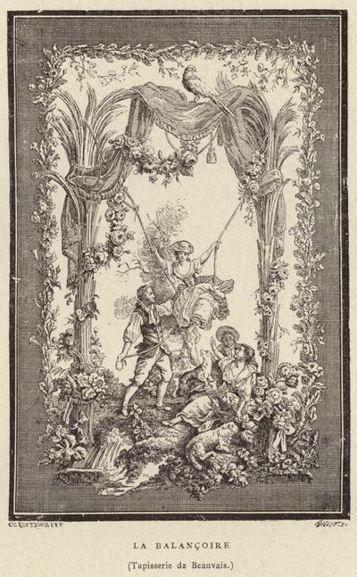 The Swing by Francois (after) Boucher