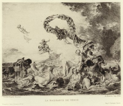 The Birth of Venus by Francois (after) Boucher