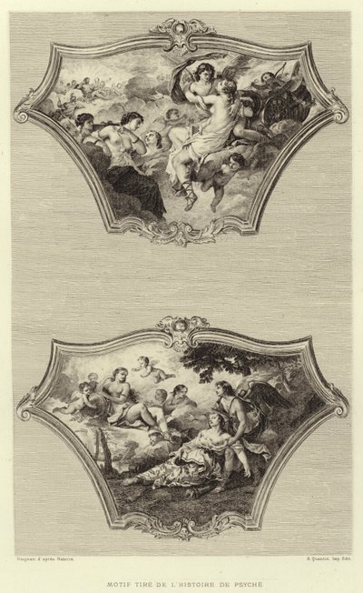 Motif Taken from the Story of Psyche by Francois (after) Boucher