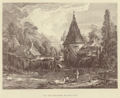 View of the Surroundings of Beauvais by Francois (after) Boucher
