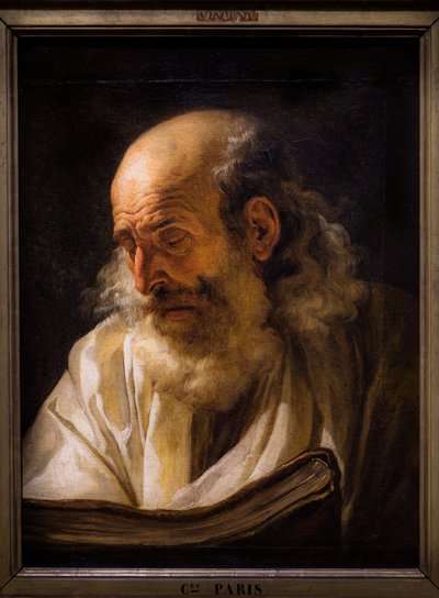 Old Man Reading, circa 1772-1773 by François André Vincent