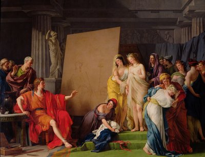 Zeuxis Choosing Models from the Beautiful Women of Croton by François André Vincent