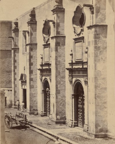Place of imprisonment for Emperor Maxmilian of Mexico and soldiers, 1867 by Francois Aubert