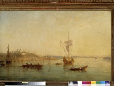 View of the entrance of the Bosphorus in Constantinople by Francois Barry