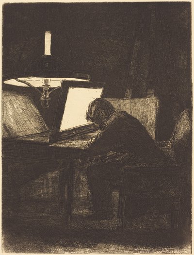 Printmaker by François Bonvin