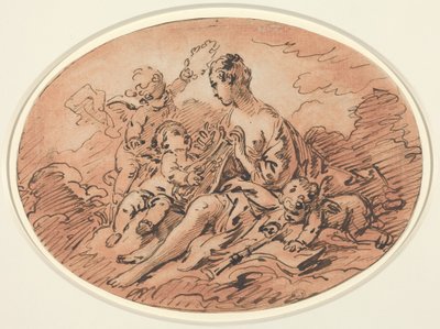 Allegory of Music by Francois Boucher