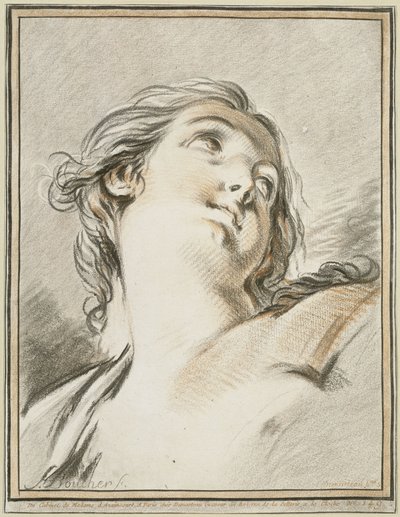 Head of a Woman by François Boucher