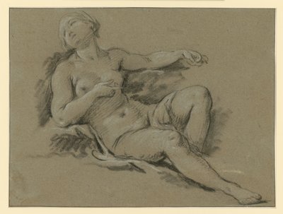 Reclining Female Nude by François Boucher