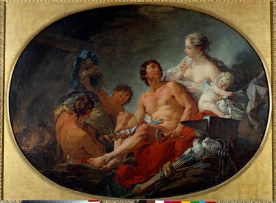 Les forges de Vulcain by François Boucher