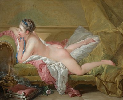 Resting Girl by François Boucher