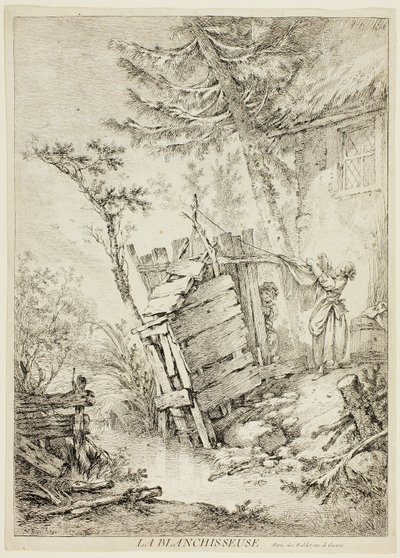 The Laundress by François Boucher
