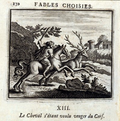 The Horse Wanted Revenge for the Deer by Francois Chauveau