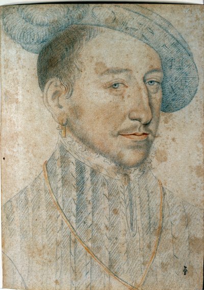 Portrait of Henry II, King of France by François Clouet