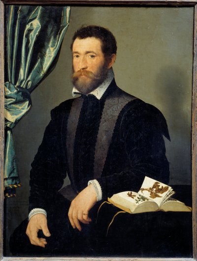 Portrait of the Apothecary Pierre Quthe (1519-ca1588) by François Clouet