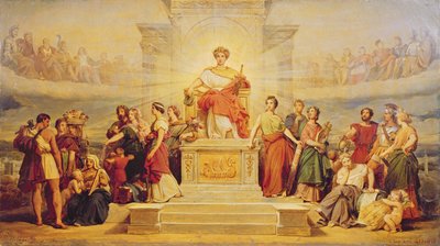Allegory of the City of Paris, Study for the Decoration of the Hotel de Ville by Francois Edouard Picot