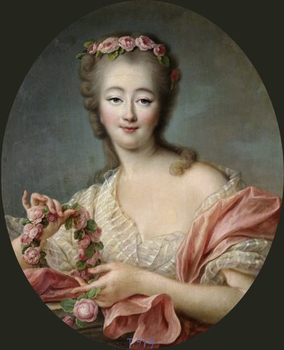Jeanne Becu, Comtesse Du Barry by Francois Hubert Drouais