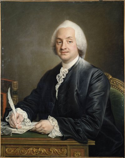 Portrait of Denis Paul Le Pot de la Fontaine by Francois Hubert Drouais