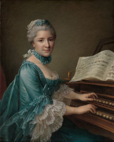 Portrait of a Woman, Said to be Madame Charles Simon Favart, 1757 by Francois Hubert Drouais