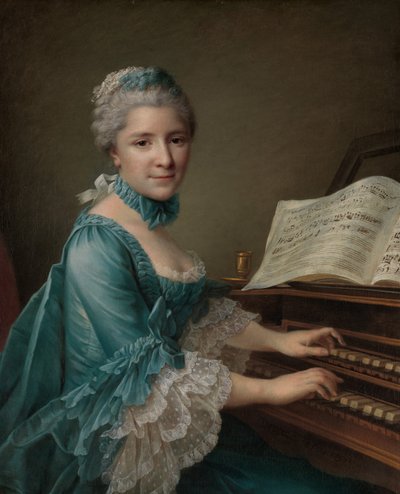 Portrait of a Woman, Said to be Madame Charles Simon Favart by Francois Hubert Drouais