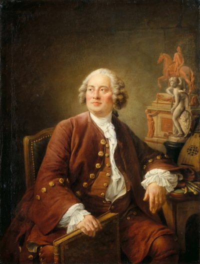 Portrait of the Sculptor Edmé Bouchardon by Francois Hubert Drouais