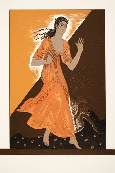 Pandora, from Prometheus Bound by Aeschylus, pub. 1941 by Francois Louis Schmied