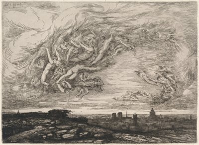 Cholera in Paris by Francois Nicolas Chifflart