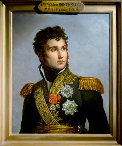 Portrait of Jean Lannes, Duke of Montebello (1769-1809) by Francois Pascal Simon (after) Gerard