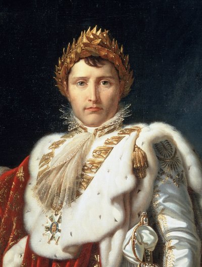 Full-length Portrait of Napoleon I in Coronation Costume (detail) by Baron François Pascal Simon Gérard