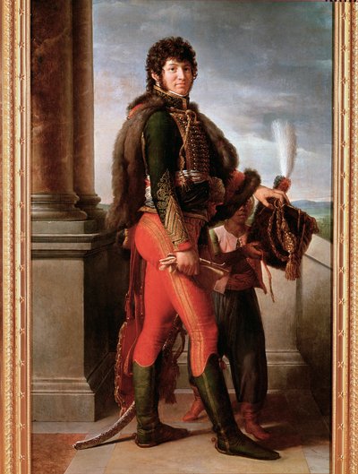 Portrait of Joachim Murat in Hussar Uniform (detail) by Baron François Pascal Simon Gérard