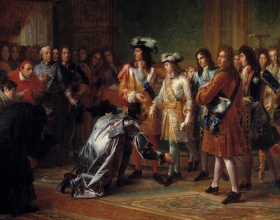 Proclamation of the Duke of Anjou, King of Spain as Philip V, on 16 November 1700 by Baron François Pascal Simon Gérard