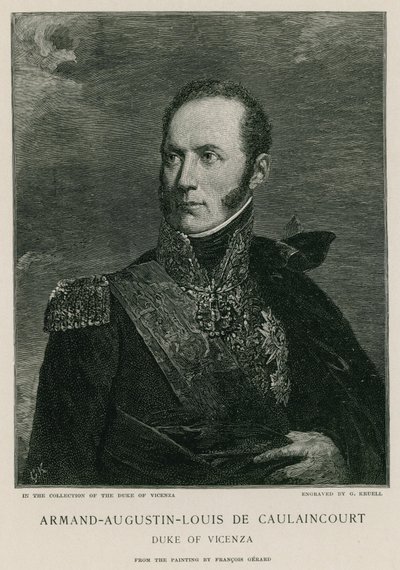 Armand-Augustin-Louis de Caulaincourt by Francois Pascal Simon Gerard