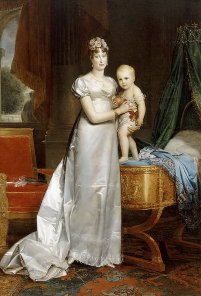 Empress Marie-Louise with the King of Rome by Francois Pascal Simon Gerard