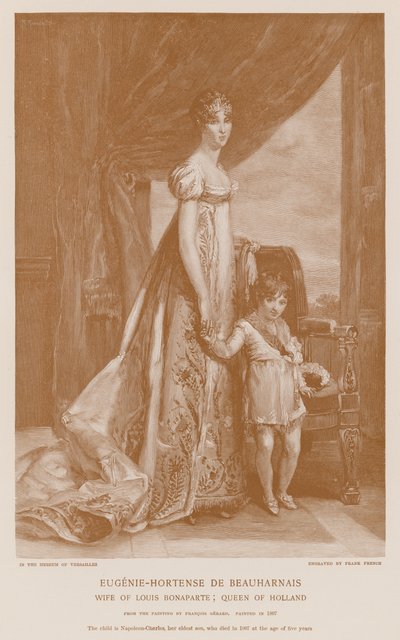 Eugene-Hortense de Beauharnais and Napoleon-Charles by Francois Pascal Simon Gerard