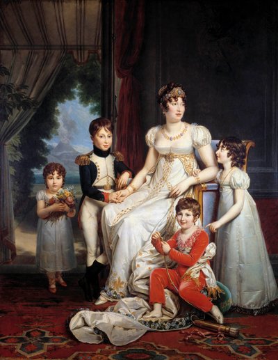 Portrait of Marie-Annonciade, Known as Caroline Bonaparte by Francois Pascal Simon Gerard