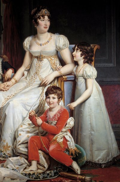 Portrait of Marie-Annonciade known as Caroline Bonaparte by Francois Pascal Simon Gerard