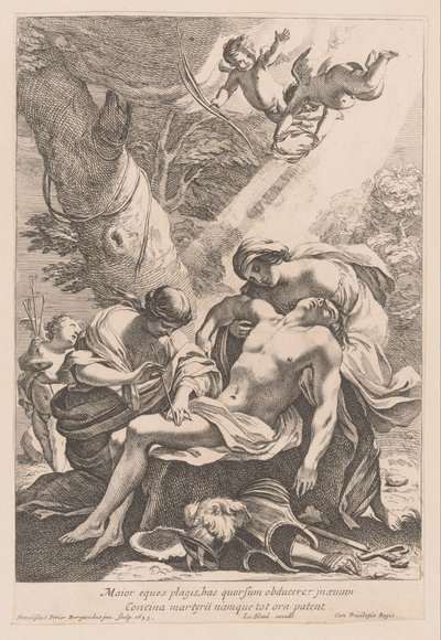 Martyrdom of Saint Sebastian by Francois Perrier