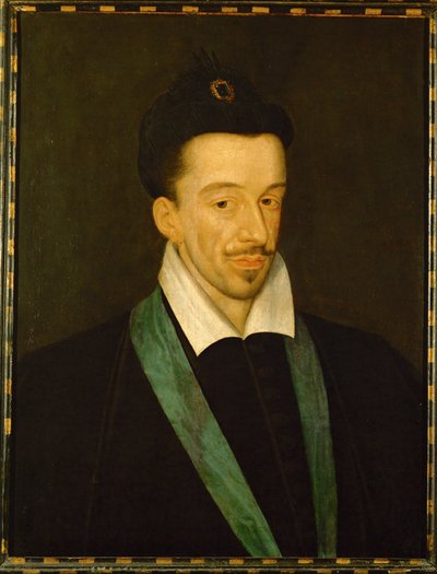Henri III, King of France, with the Blue Ribbon of the Order of the Holy Spirit by François Quesnel