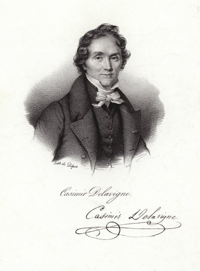 Casimir Delavigne by Francois Seraphin Delpech