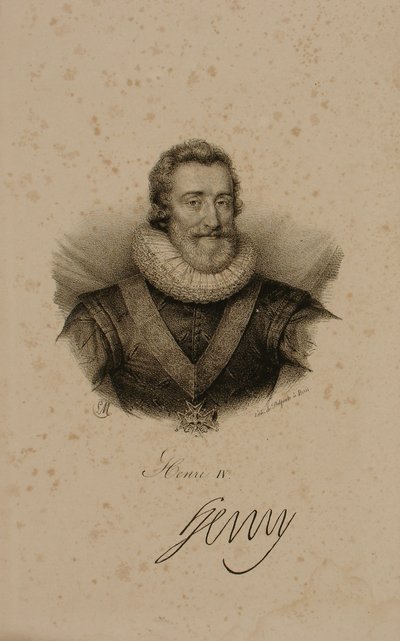 Henri IV (1553-1610) of France by Francois Seraphin Delpech