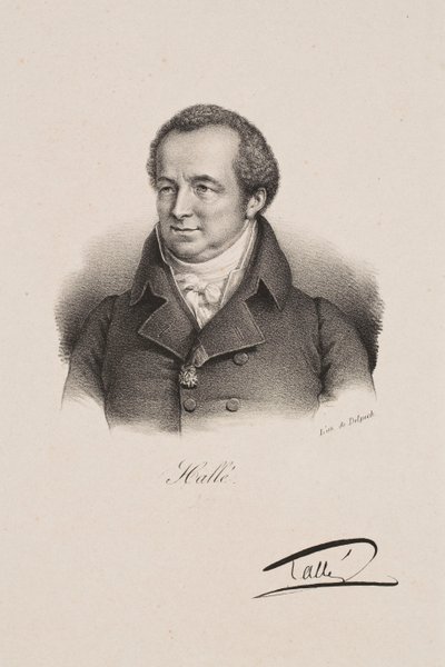 Portrait of Karl Halle by Francois Seraphin Delpech