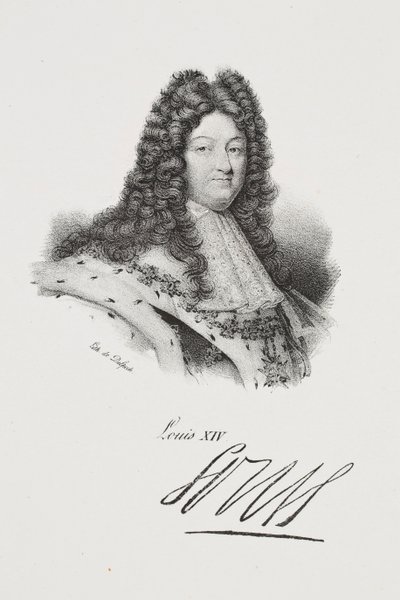 Portrait of King Louis XIV by Francois Seraphin Delpech