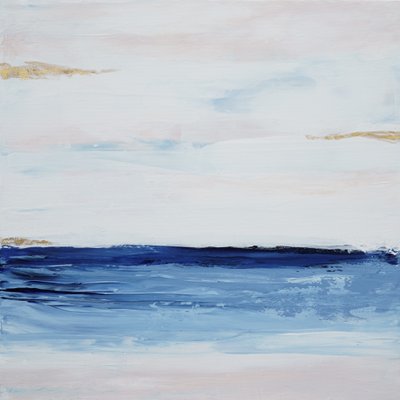 Blue Gold Horizon by Françoise Wattré