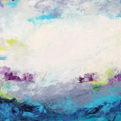 Dreamy Abstract Landscape by Françoise Wattré