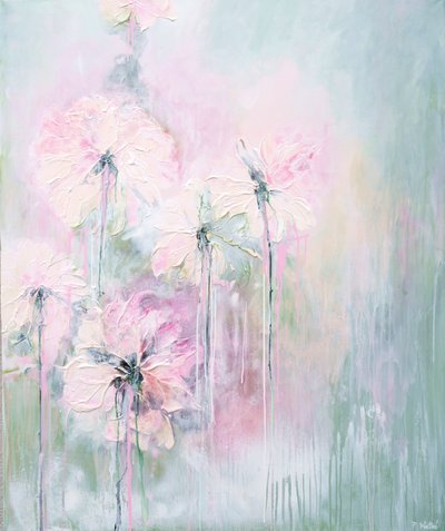 Soft Pastel Blooms by Françoise Wattré