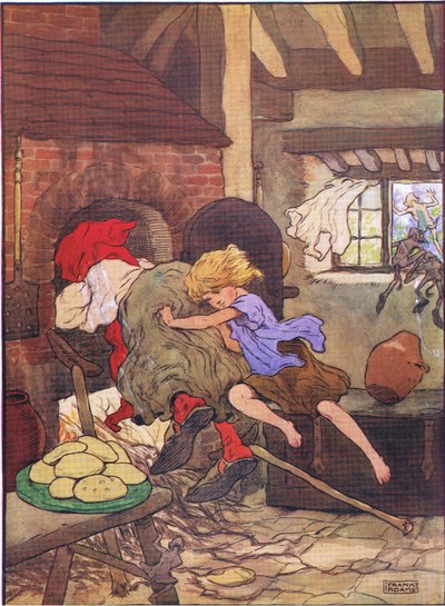 Gretel quickly pushed her in the oven by Frank Adams