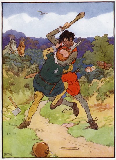 Illustration for Babes in the Wood by Frank Adams