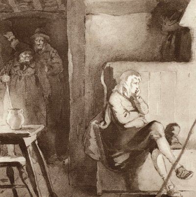 Illustration for The Scholar-Gipsy by Matthew Arnold by Frank Adams