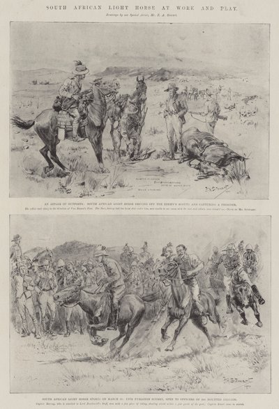 South African Light Horse at Work and Play by Frank Algenon Stewart
