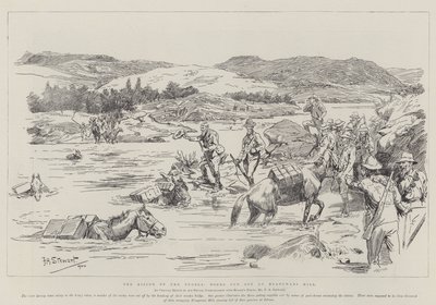 The Rising of the Tugela, Boers Cut Off at Hlangwani Hill by Frank Algenon Stewart